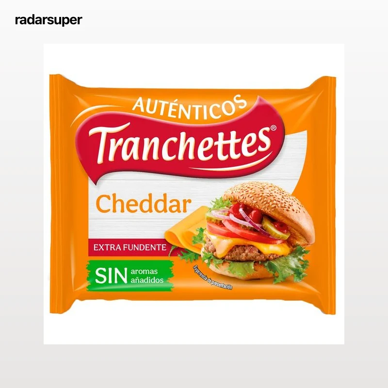 LA VACA QUE RÍE Tranchettes cheddar (queso fundido) 150 g.