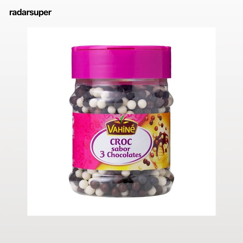 VAHINÉ Bolitas 3 chocolates (bolas de cereales crujientes bañadas con chocolate) 90 g.