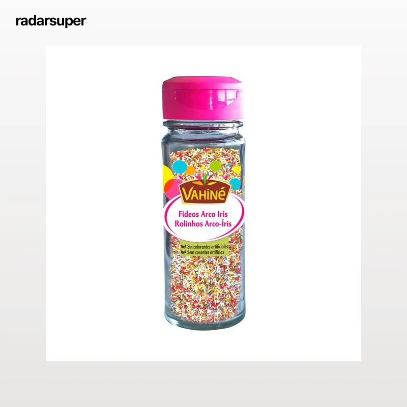 VAHINÉ Fideos arco iris de confitería VAHINÉ 71 g.