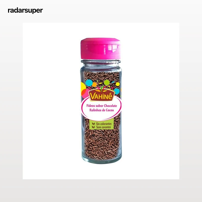 VAHINÉ Fideos sabor chocolate desgrasado sin colorantes 71 g.