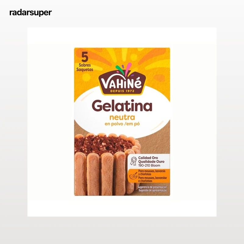 VAHINE Gelatina en polvo 30 g.