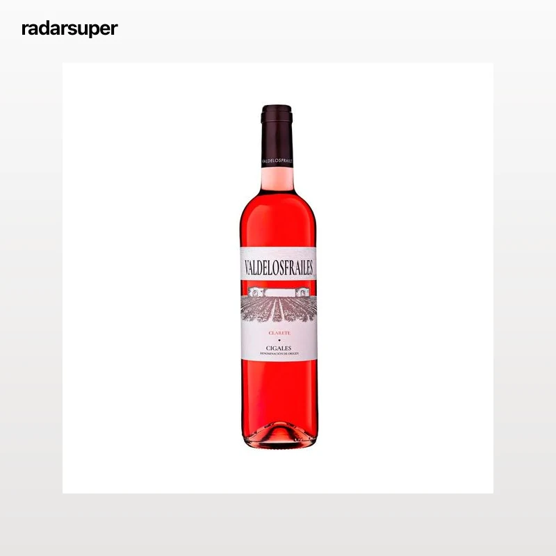 VAL DE LOS FRAILES  Vino rosado con D.O. Cigales VAL DE LOS FRAILES botella de 75 cl.