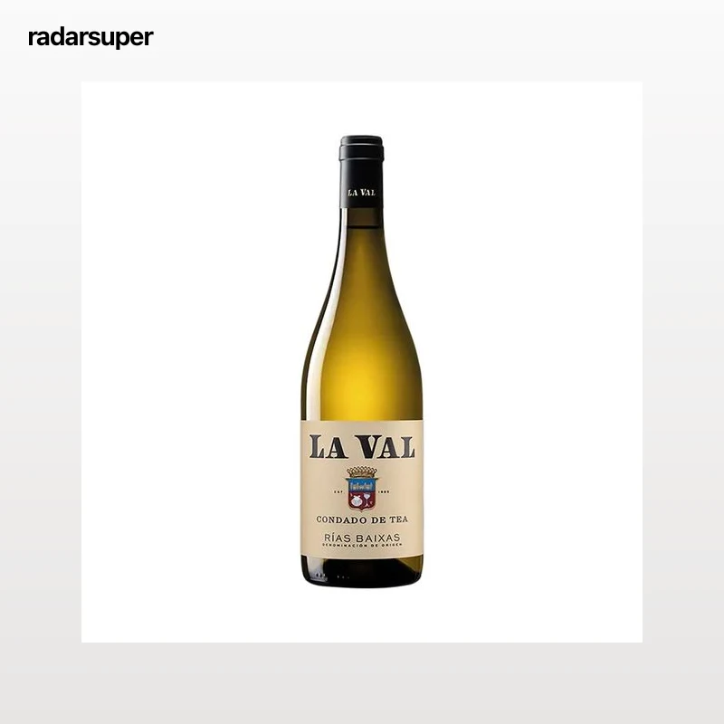 LA VAL Vino blanco con D.O Rías Baixas botella de 75 cl.