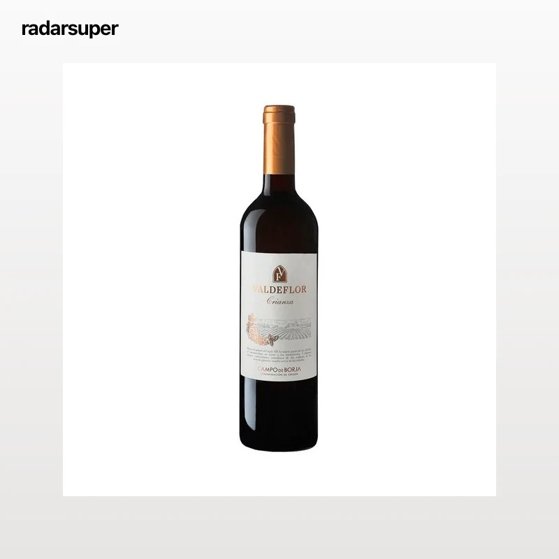 VALDEFLOR  Vino tinto crianza con D.O. Campo de Borja botella 75 cl.