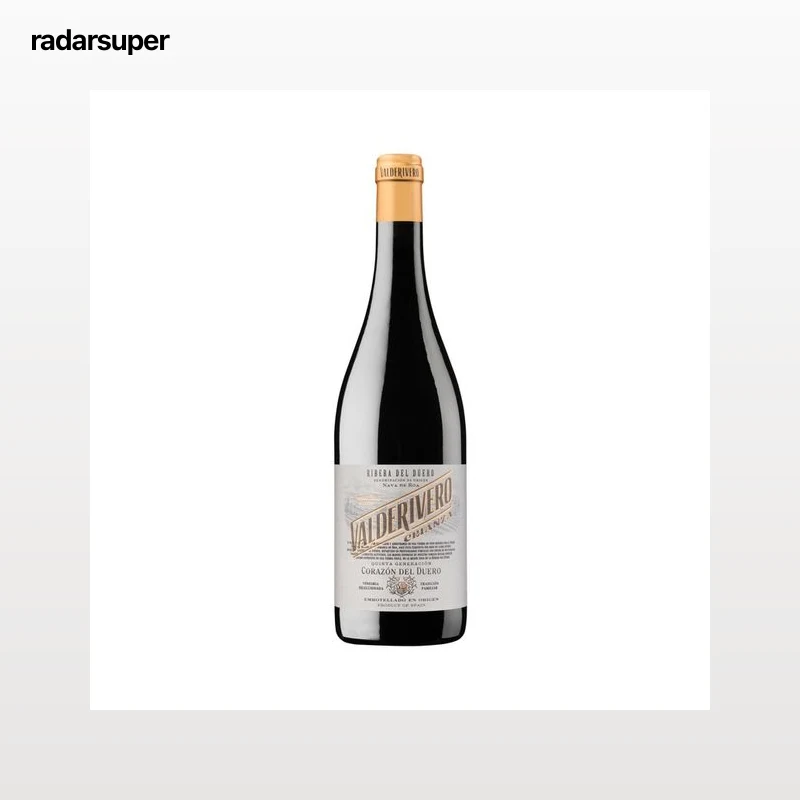 VALDERIVERO  Vino tinto crianza con D.O. Ribera del Duero botella 75 cl.