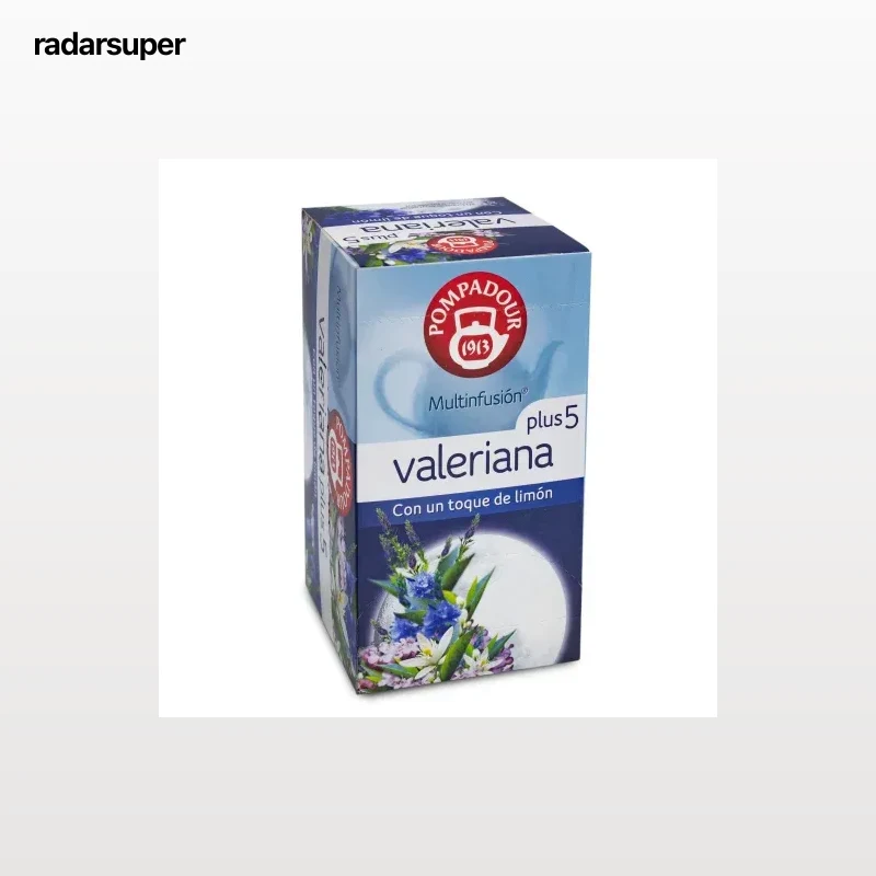 Valeriana con limón en bolsitas Pompadour 20 ud.