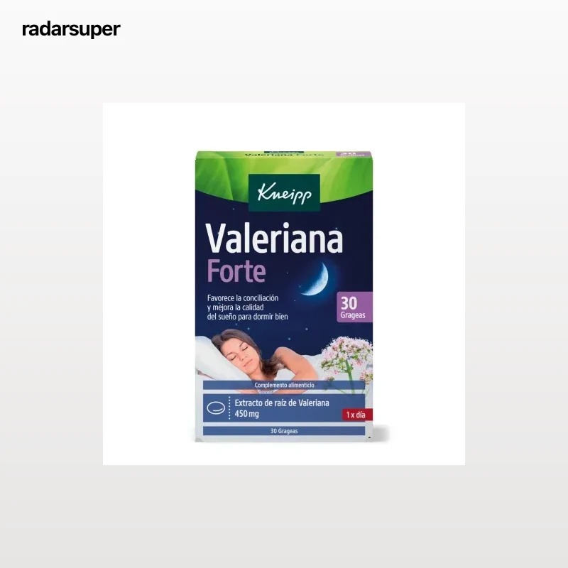 Valeriana forte en comprimidos Kneipp sin gluten sin lactosa 30 ud.