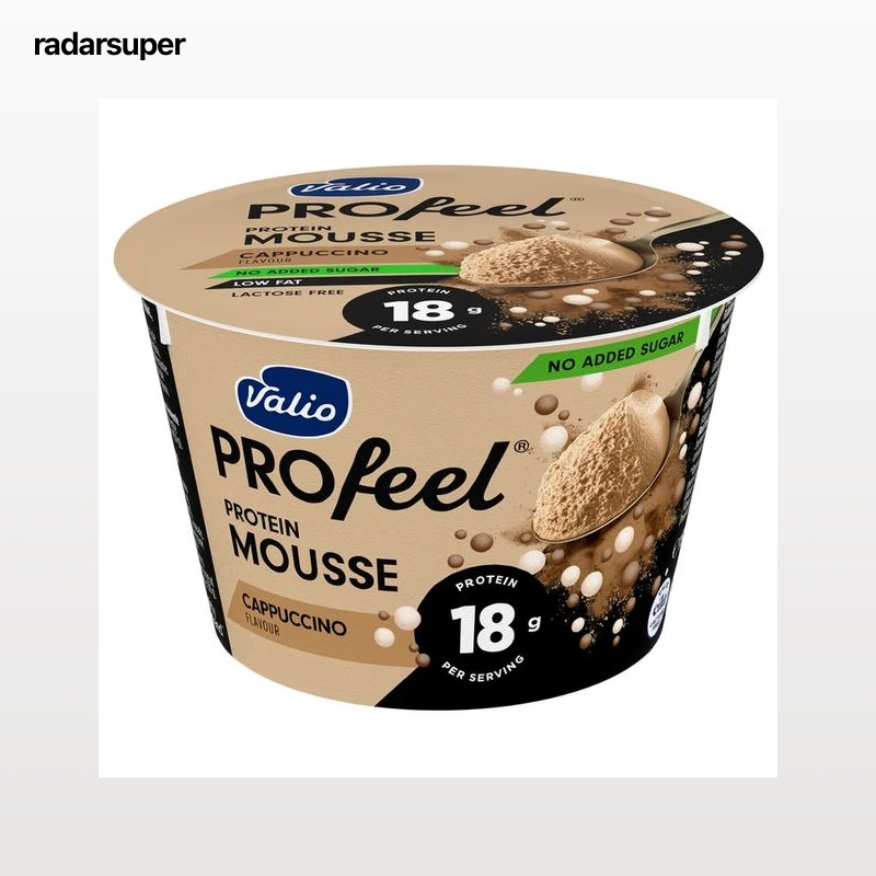 VALIO Profeel Mousse de capuccino sin azúcares añadidos y con alto contenido en proteínas (18 g) 150 g.