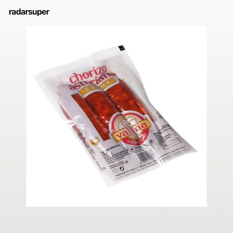 VALLINA Chorizo asturiano de categoria extra ahumado y elaborado sin gluten ni lactosa VALLINA 250 g.