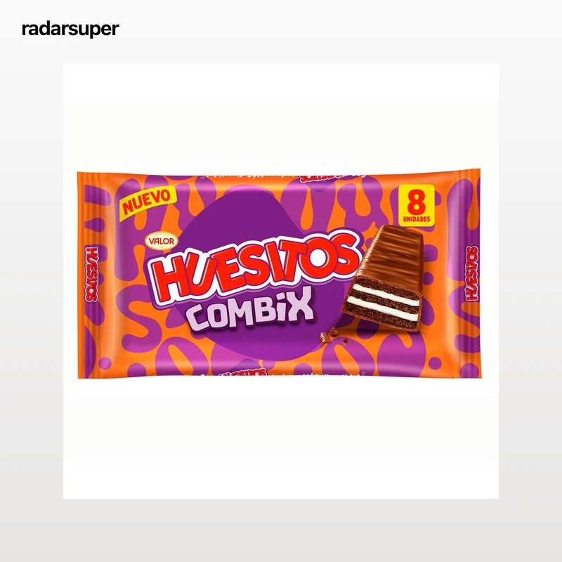 VALOR Barritas huesitos combix leche 8 uds. x 20 gr.