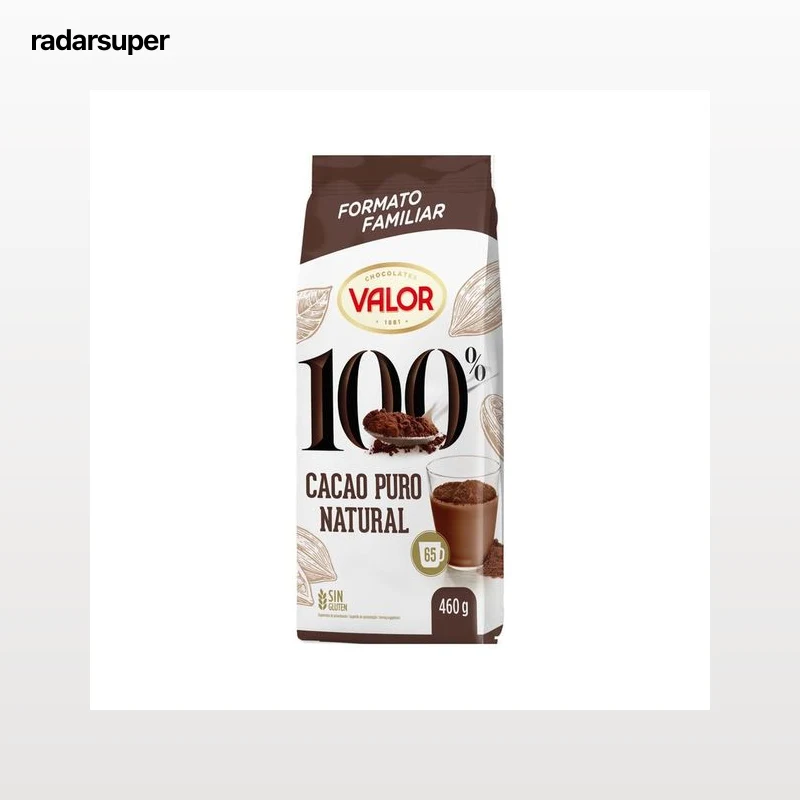 VALOR Cacao soluble natural 100% VALOR 460 g.