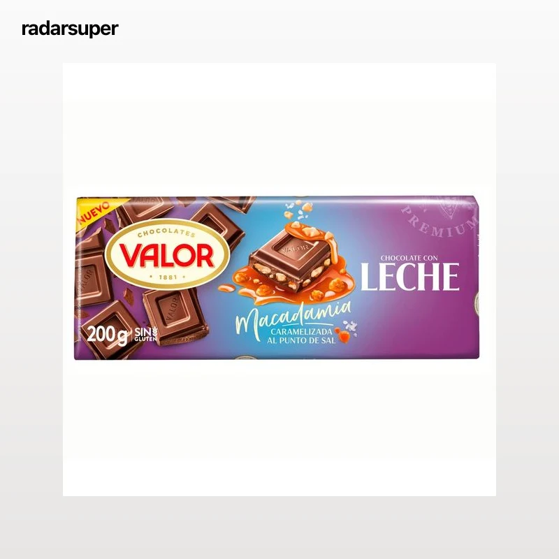VALOR Chocolate con leche macadamia