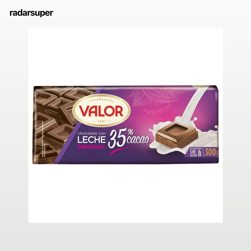 VALOR Chocolate con leche puro 300 g.