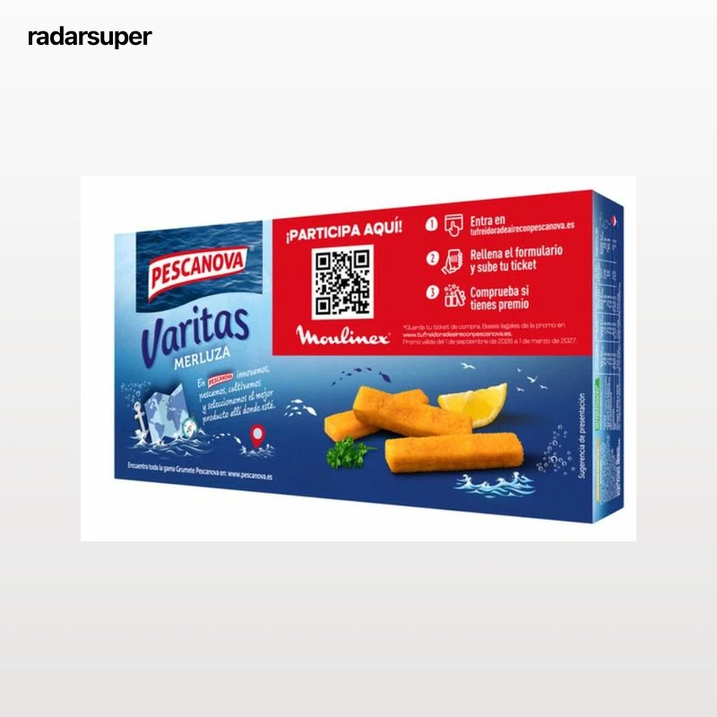 Varitas de merluza Pescanova 300g