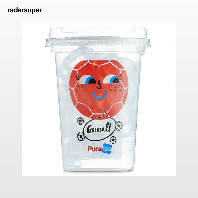 Vaso con cubitos de hielo Pure ice 130 g