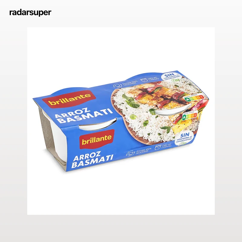 Vasos de arroz basmati Brillante 2 x 125 g