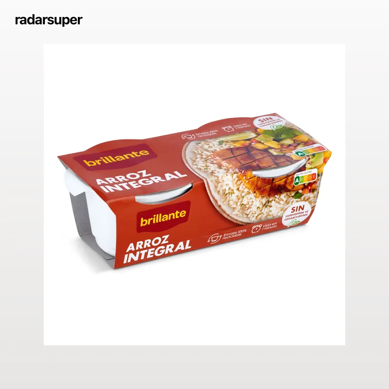 Vasos de arroz integral Brillante 2 x 125 g