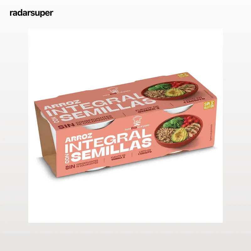 Vasos de arroz integral con semillas Dia Al Punto 2 x 150 g