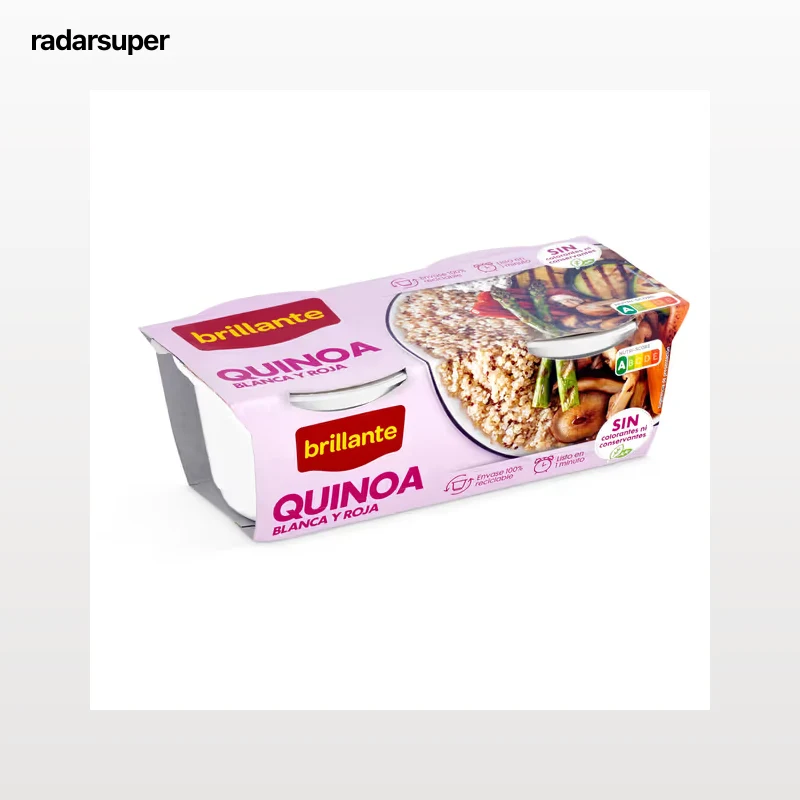 Vasos de quinoa blanca y roja Brillante 2 x 125 g