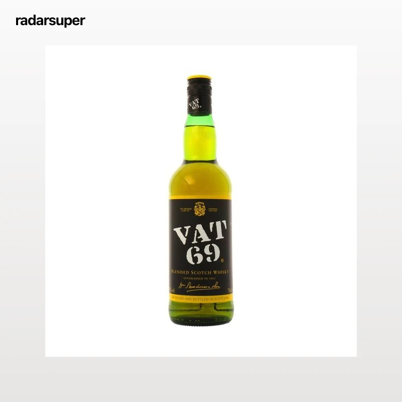 VAT 69 Whisky blended escocés botella 70 cl.