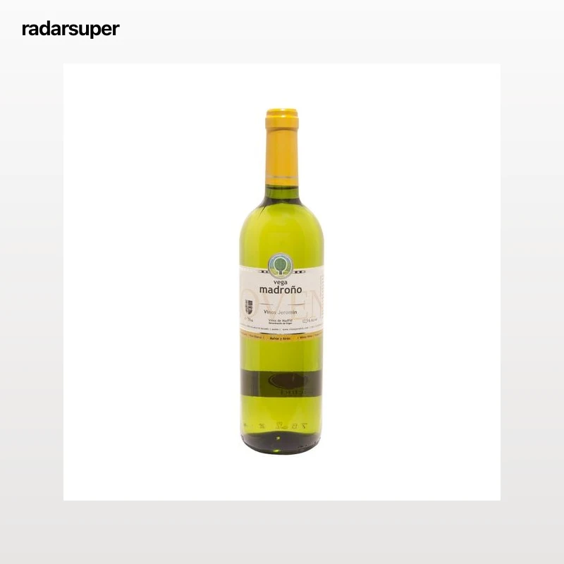 VEGA MADROÑO  Vino blanco con D.O. Vinos de Madrid VEGA MADROÑO botella de 75 cl.