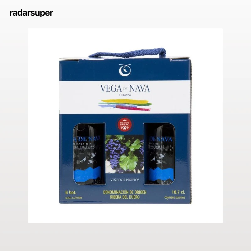 VEGA DE NAVA  Vino tinto de crianza con D.O. Ribera del Duero 6 x 18,7 cl.