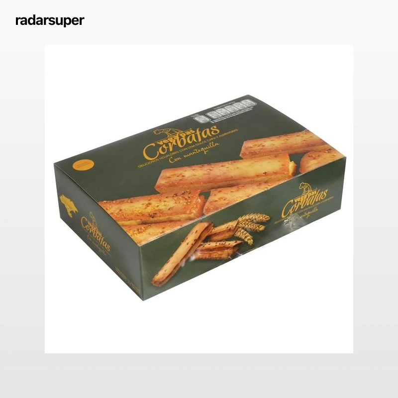 VEGA PAS Pasteles corbatas con mantequilla y almendras 350 g.