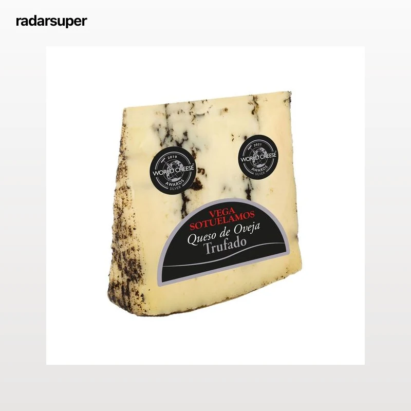 VEGA  SOTUELAMOS Cuña de queso de oveja con trufa, cuña.
