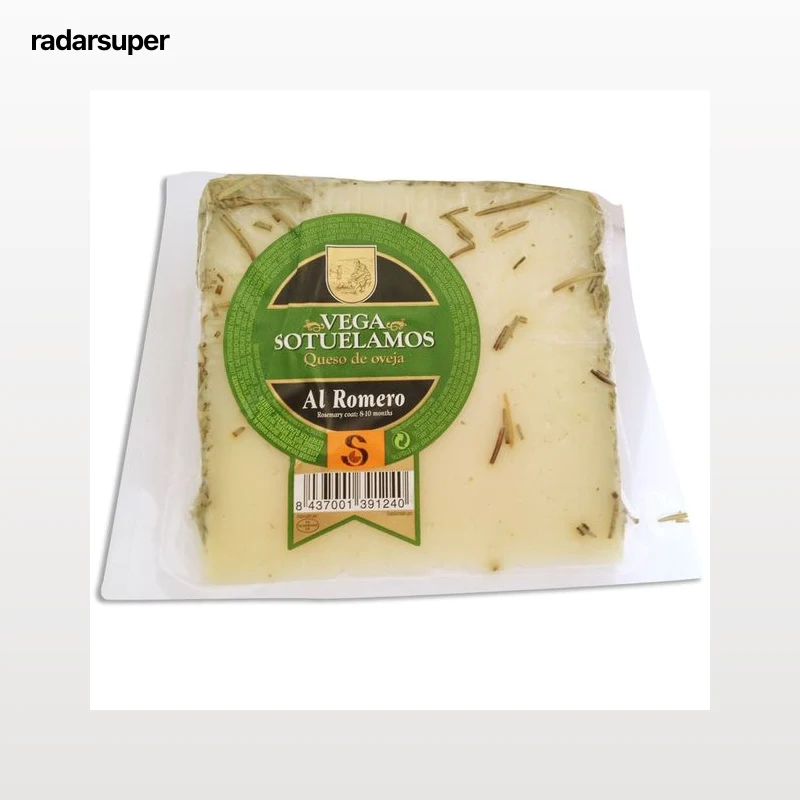 VEGA SOTUELAMOS Queso de oveja al romero VEGA SOTUELAMOS 235 g.