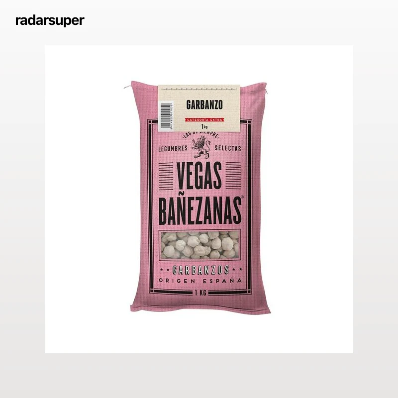 VEGAS BAÑEZANAS Categoría extra Garbanzos  en saco 1 kg.