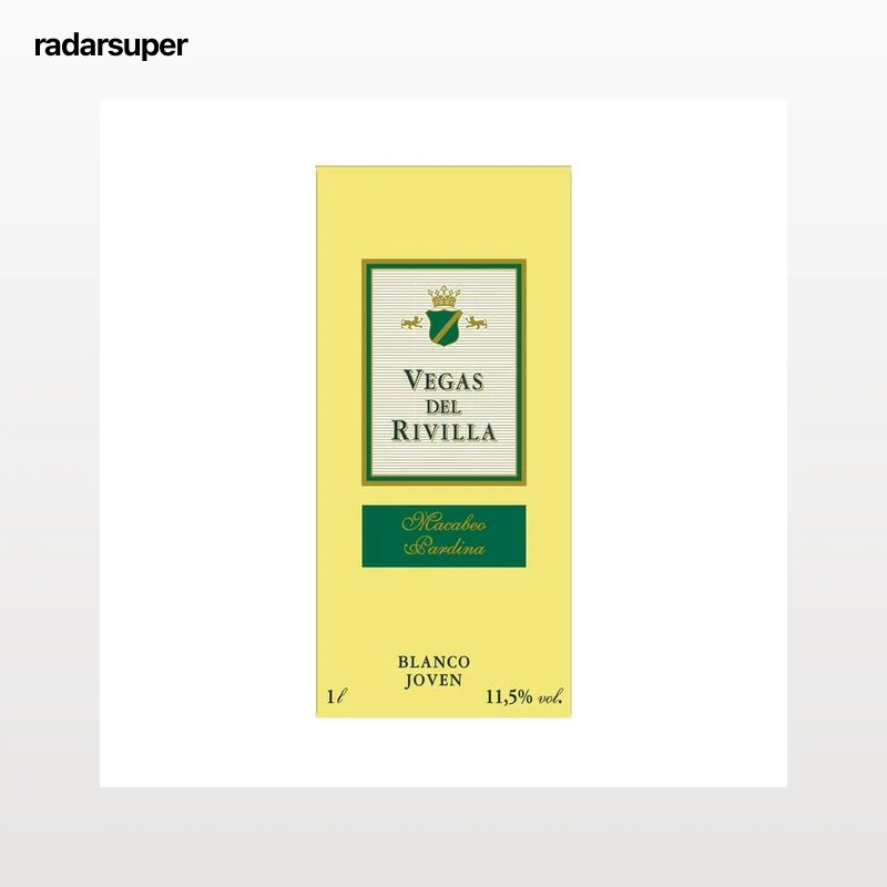 VEGAS DEL RIVILLA Vino blanco de mesa con IGP Vinos de la tierra de Extremadura VEGAS DEL RIVILLA 1 l.