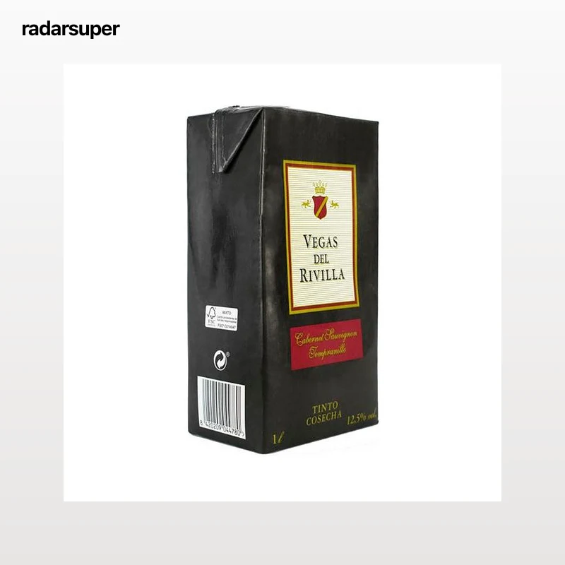 VEGAS DEL RIVILLA Vino tinto brik 1 l.