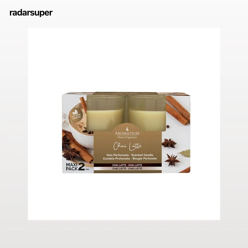 Vela perfumada aromatium chai latte 2 unidades