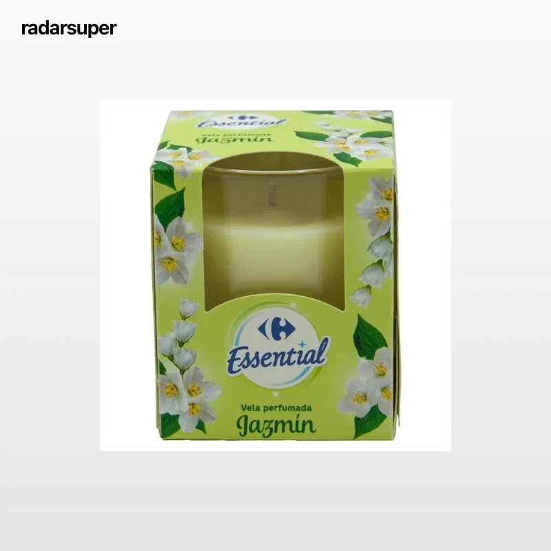 Vela perfumada jazmín Essential Carrefour 1 ud.
