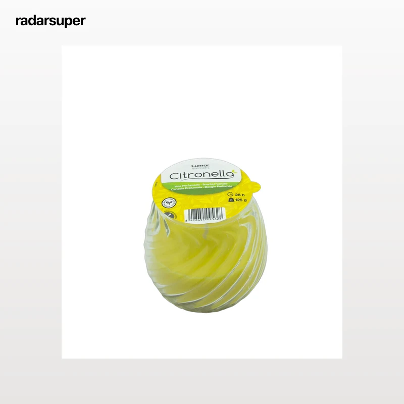 Vela perfumada vaso Lumar citronella