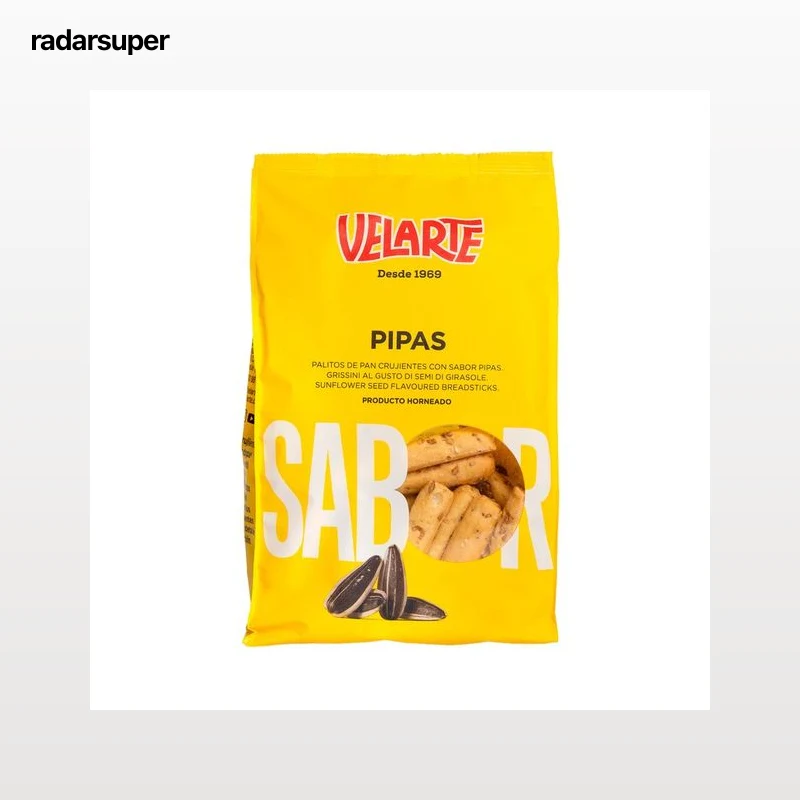 VELARTE Palitos crujientes con sabor a pipas 180 gr.