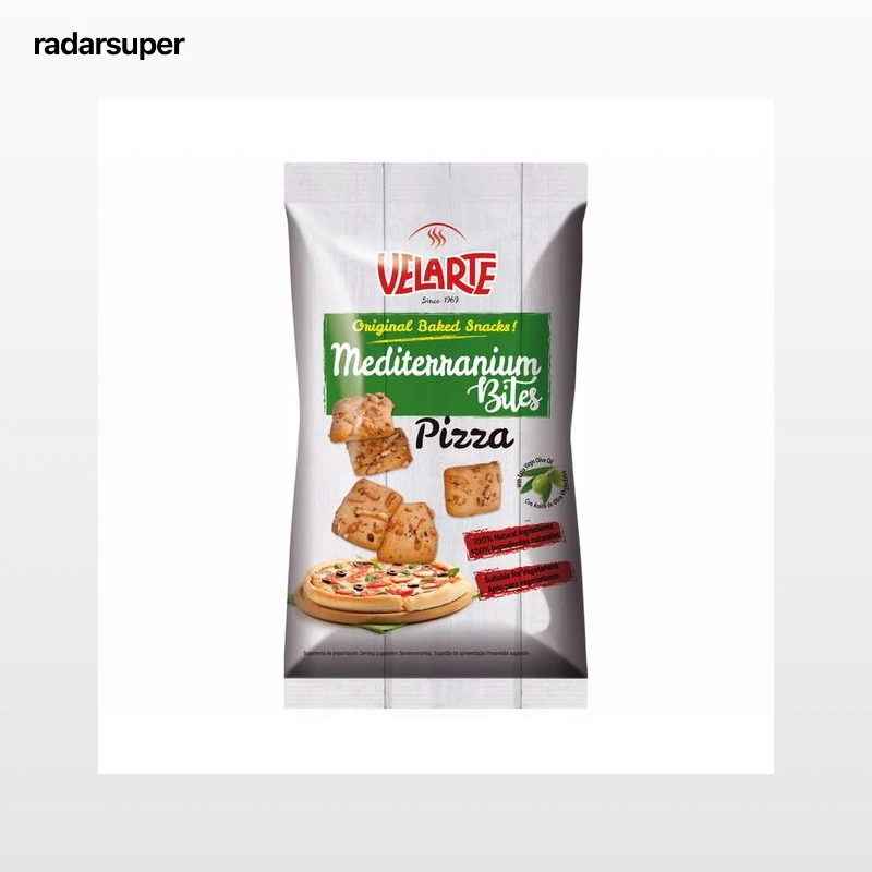 VELARTE Snack de pan sabor pizza 80 g.