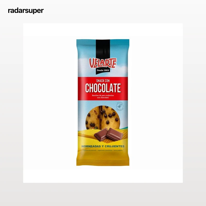 VELARTE Snacks horneados rosquilleta chocolate 70 g.