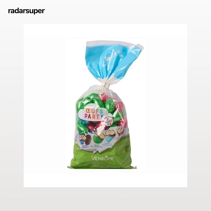 VENDOME Mini huevos de Pascua con 4 rellenos diferentes 450 g.