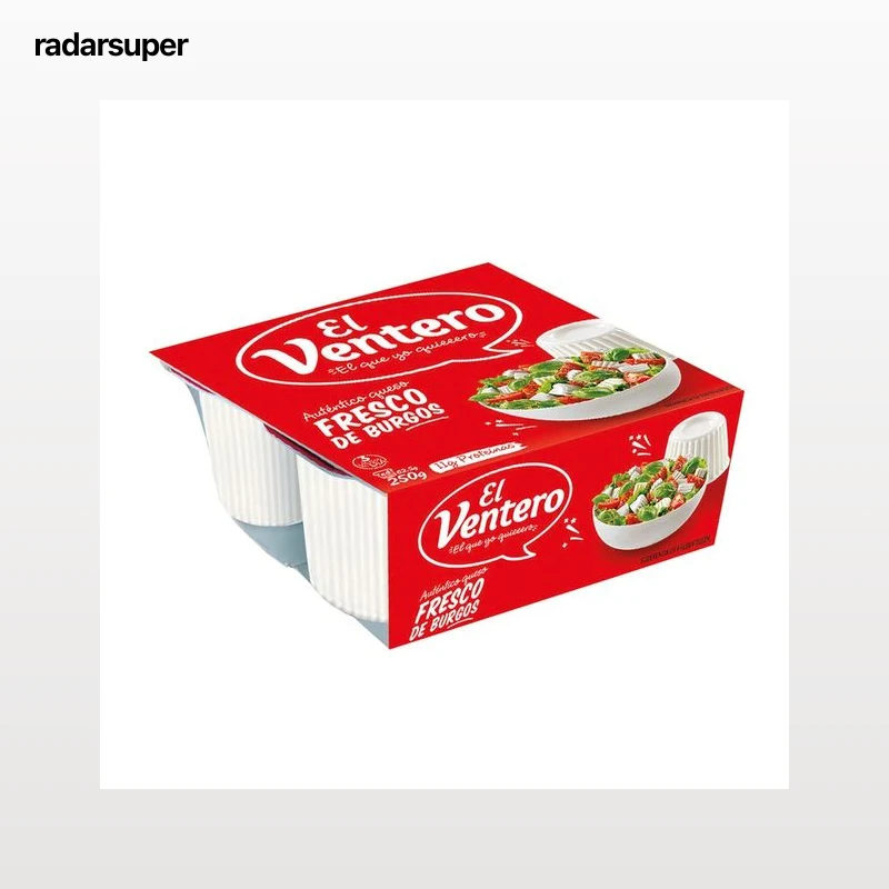 EL VENTERO Queso fresco natural 4X