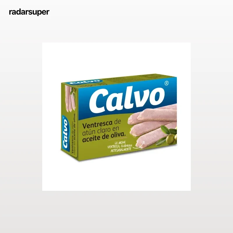 Ventresca de atún claro en aceite de oliva Calvo 75 g.
