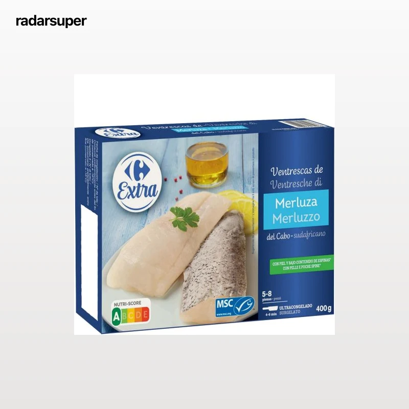 Ventrescas de merluza Carrefour Extra 400 g