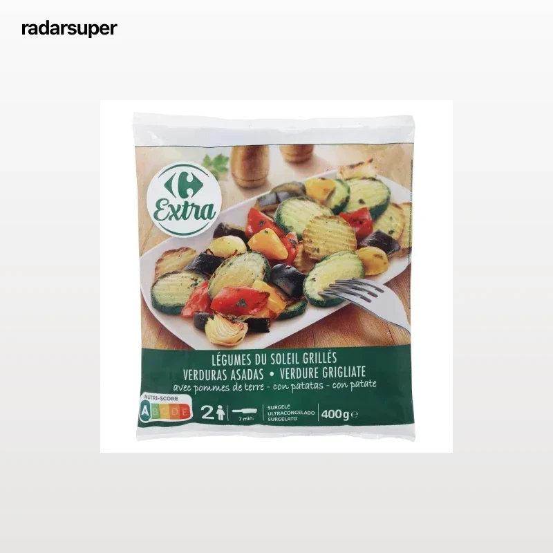 Verduras asadas con patata Carrefour 400 g.