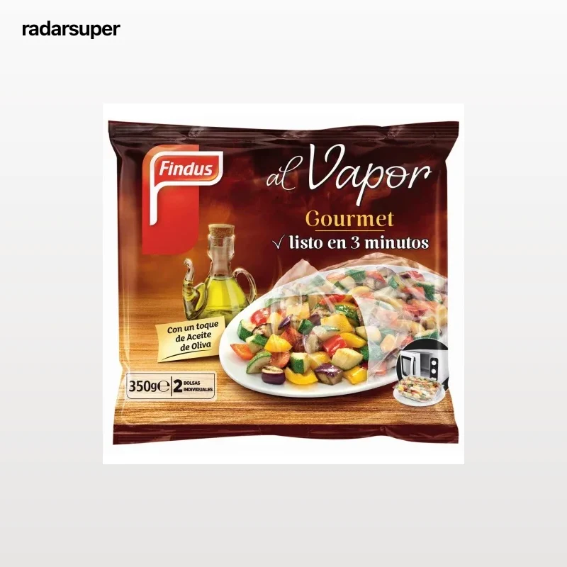 Verduras gourmet al vapor Findus 350 g.