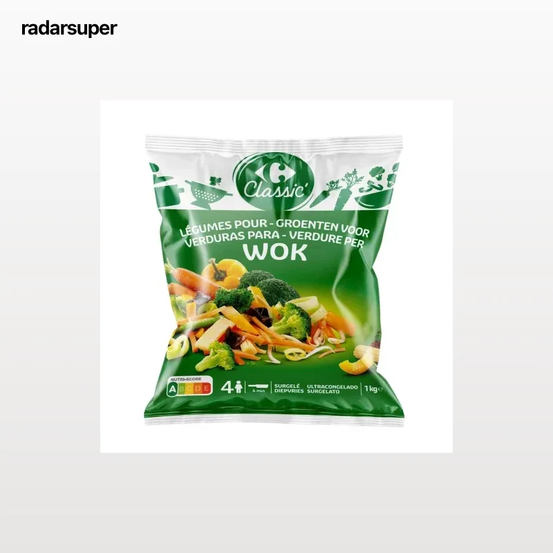 Verduras para wor Classic´ Carrefour 1 kg.