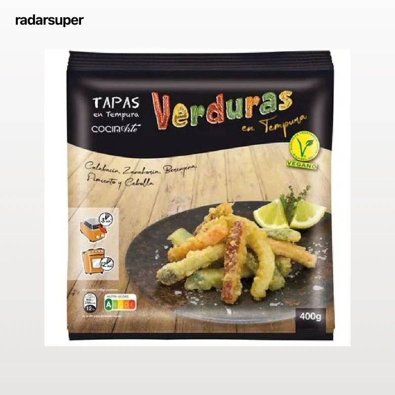 Verduras en tempura Cocinarte 400g