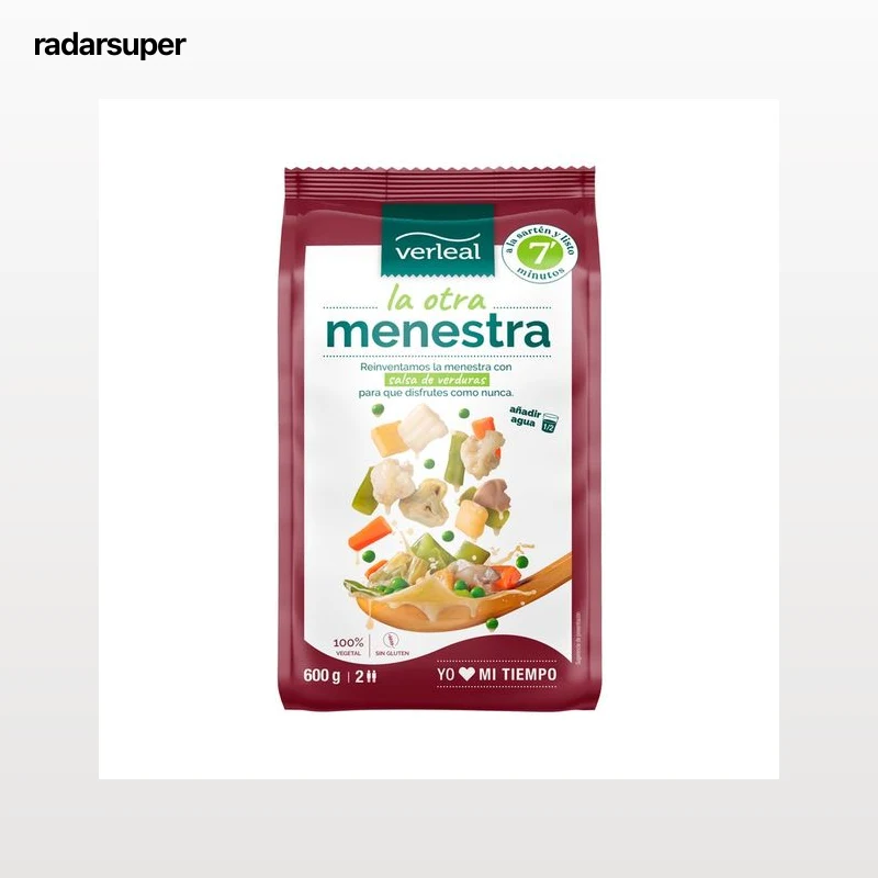 VEREAL Menestra de verduras con salsa de verduras 600 g.