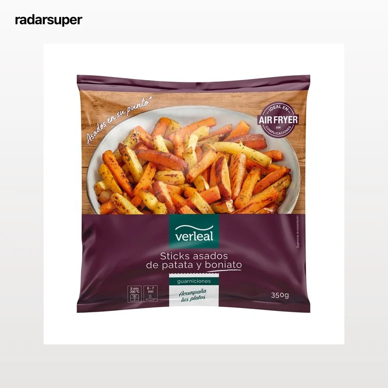 VERLEAL Sticks asados de patata y boniato 350 g.
