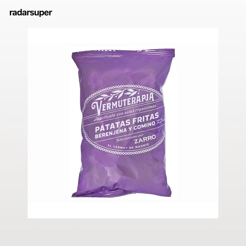 VERMUTERAPIA Patatas fritas de berenjena y comino 130 g.