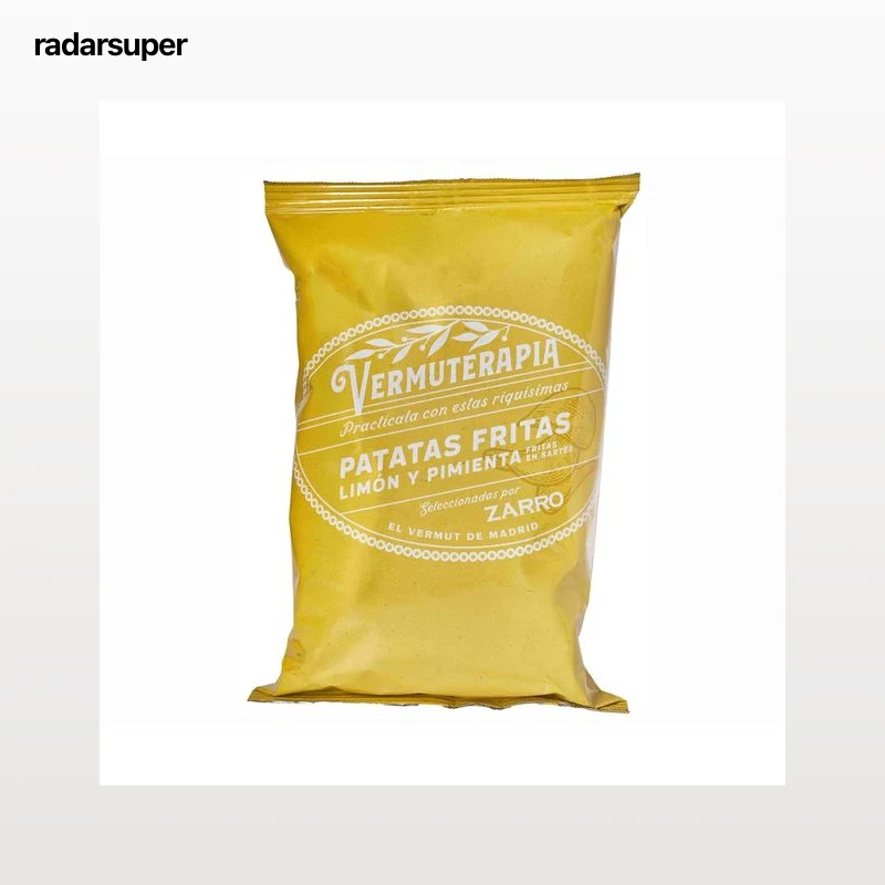 VERMUTERAPIA Patatas fritas de limón y pimienta 130 g.